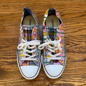 Plaid Converse All Stars